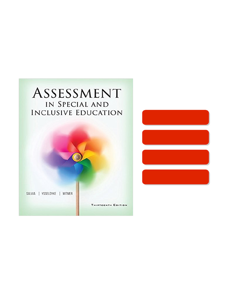 Assessment in Special and Inclusive Education 13th Edition access today ...
