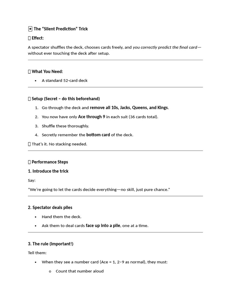Magic | PDF