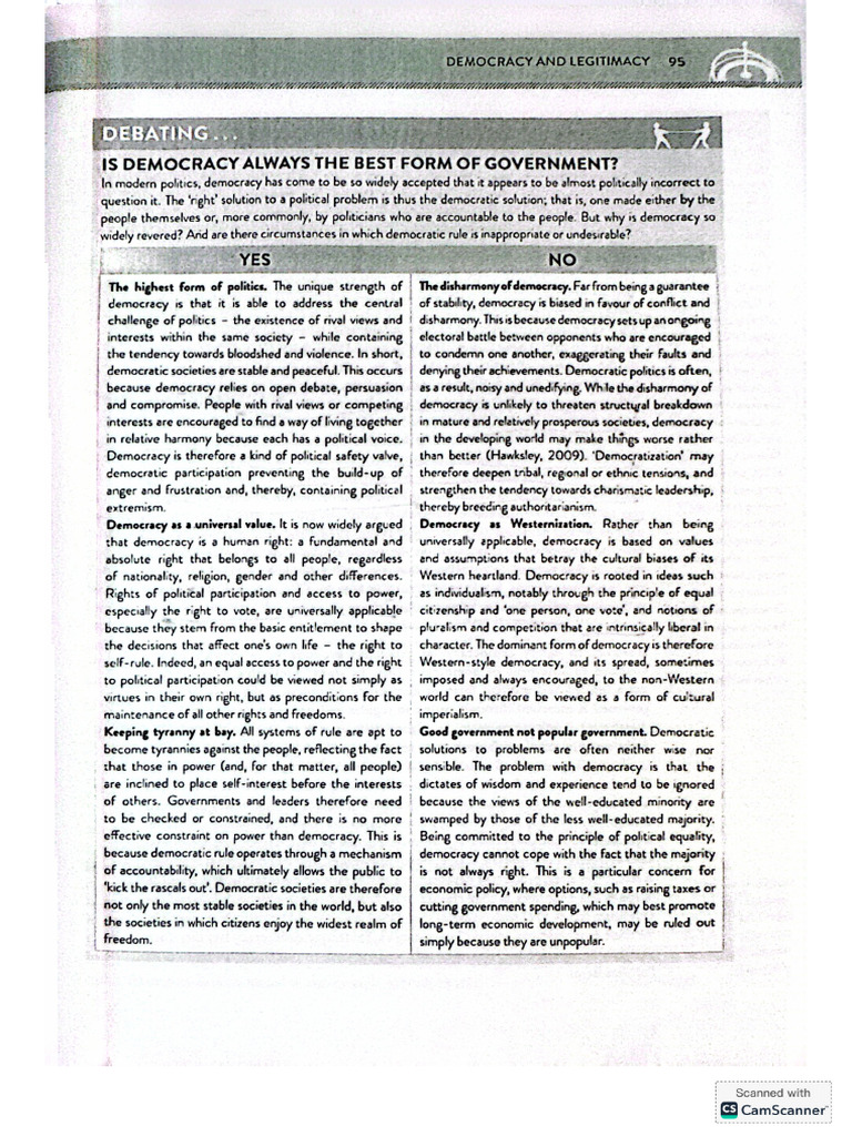 Is Democracy Always the Best Form | PDF