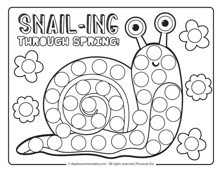Spring Dot Marker Pages 20 | PDF