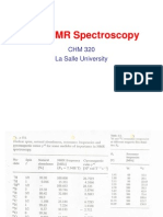 C-13 NMR Spectroscopy: CHM 320 La Salle University