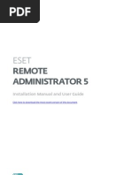 Remote Administrator 5: Installation Manual and User Guide