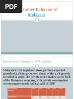 Consumer Behavior of Malaysia