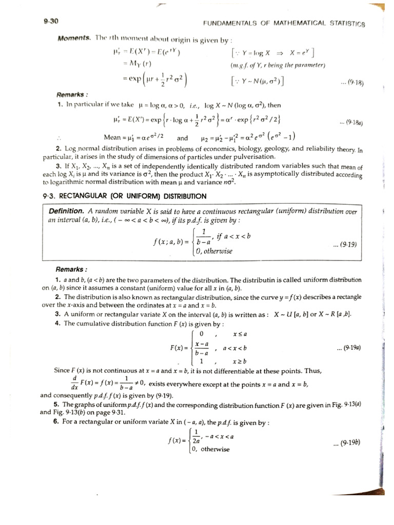 unit 3 probability distribution | PDF