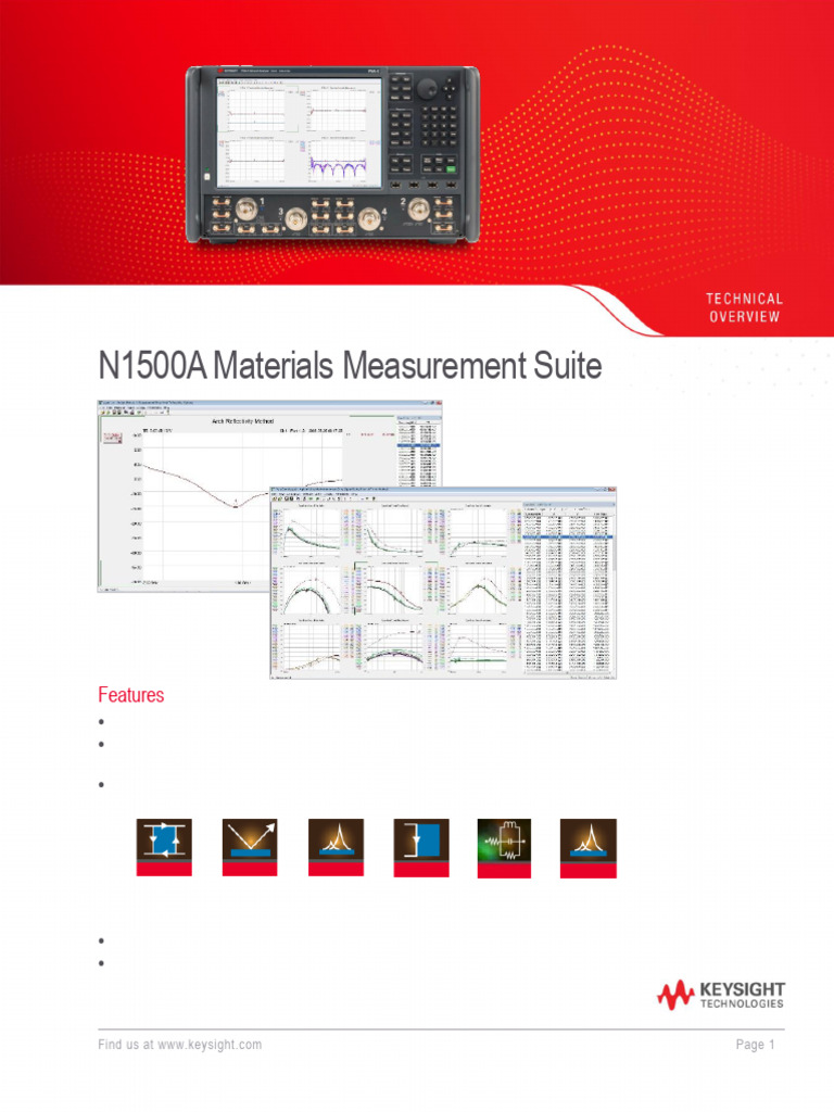Keysight Materials Measurement Overview | PDF