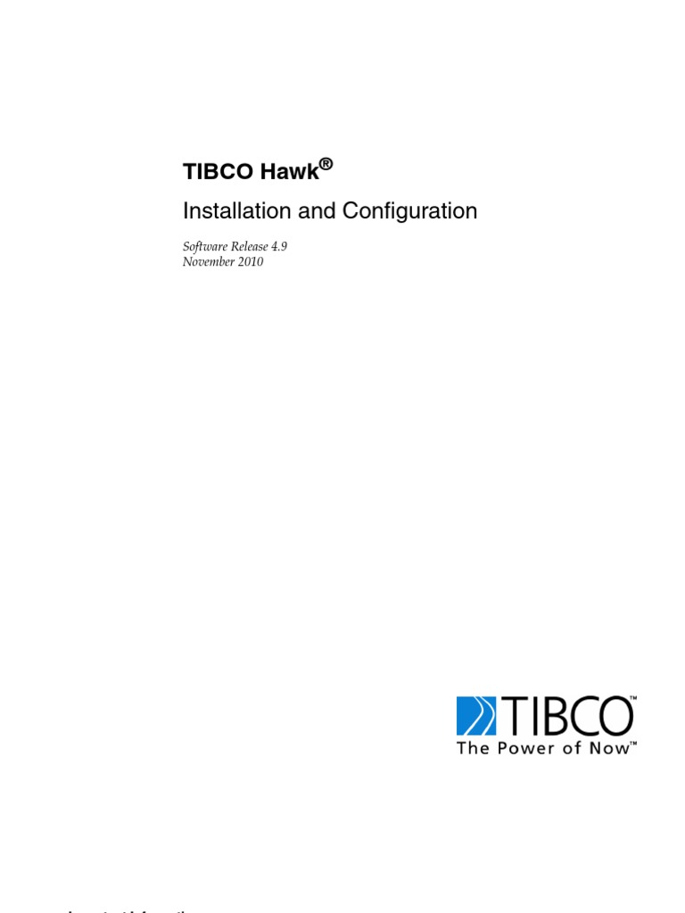 Tib Hawk Installation Configuration | PDF | Application Programming ...