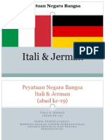 Peyatuan Negara Bangsa (Jerman Dan Itali)