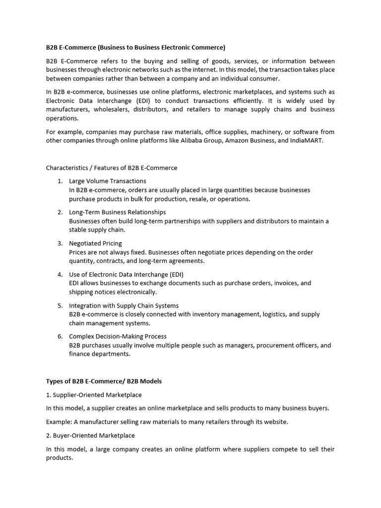 Ecom Unit2 | PDF | Electronic Data Interchange | E Commerce