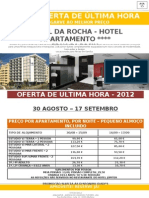Hotel da Rocha - Hotel Apartamento - Última Hora (Agosto-Setembro)