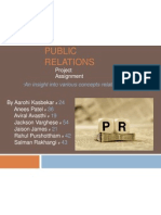 An Insight Into Various Concepts Relating To Managerial PR."