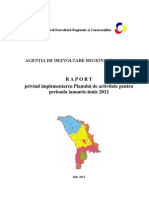Raport ADR Centru, Semestrul I 2012