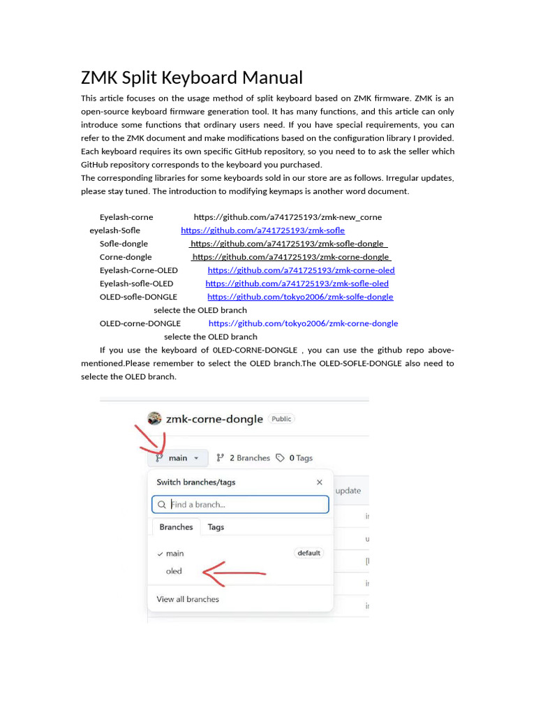 Split Keyboard Manual | PDF