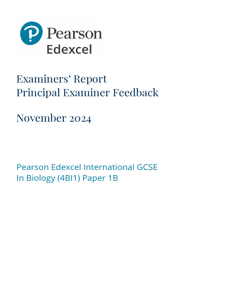 Edexcel Bio | PDF