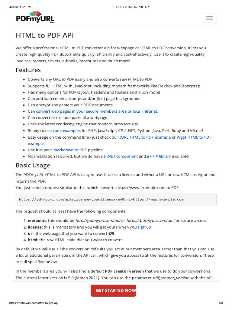 URL _ HTML to PDF API | PDF