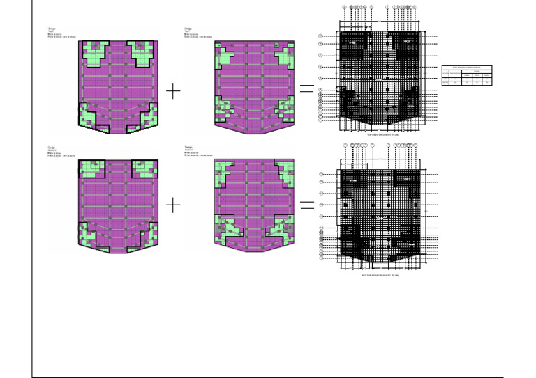 Mat Foundation Plan & Detailing | PDF