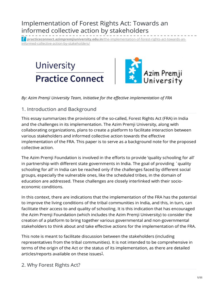 6_Univ Team 2020_Implementation of FRA | PDF