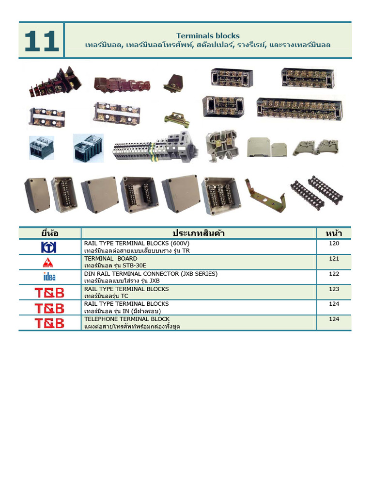 11.Terminal Blocks | PDF