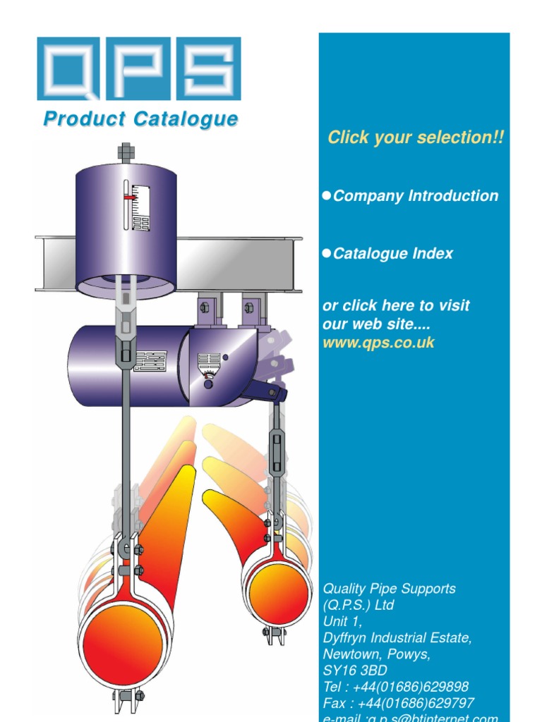 Quality Pipe Supports Catalogue PDF Pipe (Fluid Conveyance) Welding