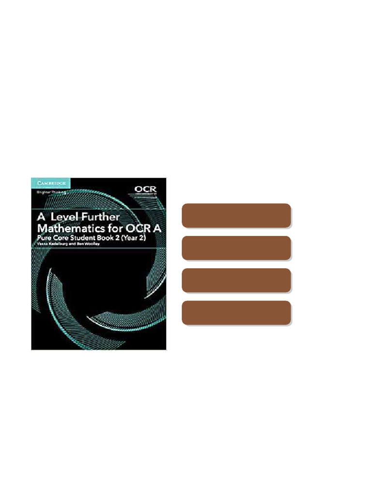 Download A Level Further Mathematics for OCR A Pure Core Student Book 2 ...
