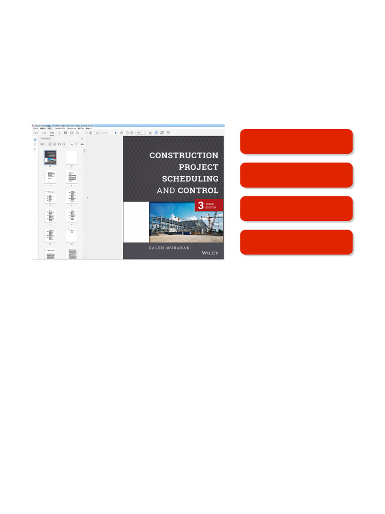 Construction Project Scheduling and Control 3rd Edition All Chapters ...
