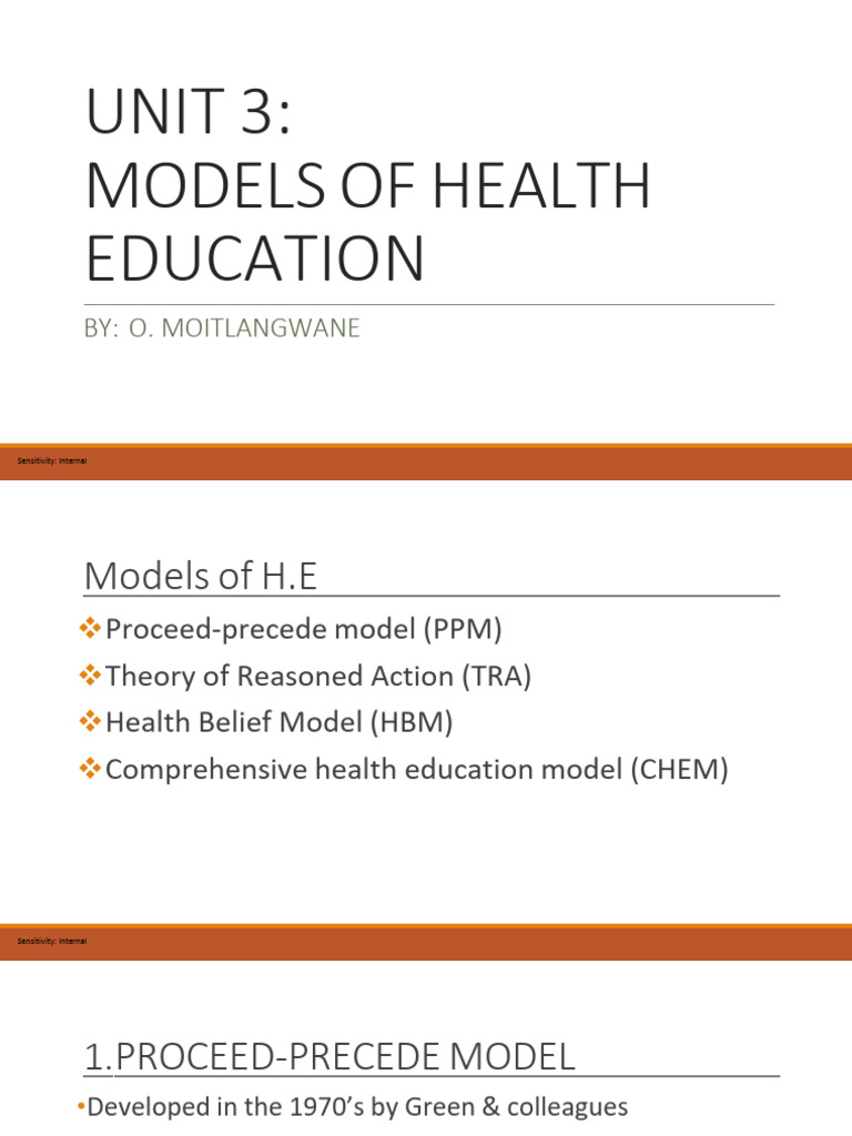 UNIT 3 MODELS OFHE | PDF