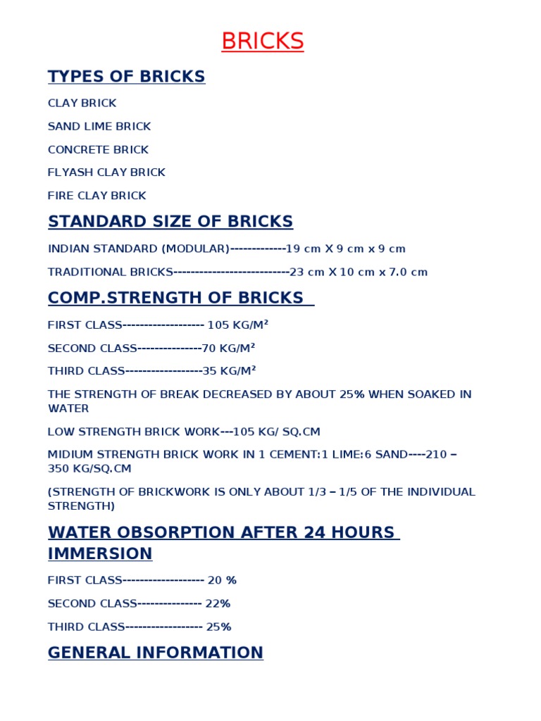 Bricks | PDF | Home & Garden