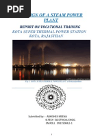 Download Kota Thermal Power Plant Report in Standered Form by Abhishek Meena SN102354231 doc pdf