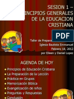 Sesion 1 Fundamentos de Educación Cristiana