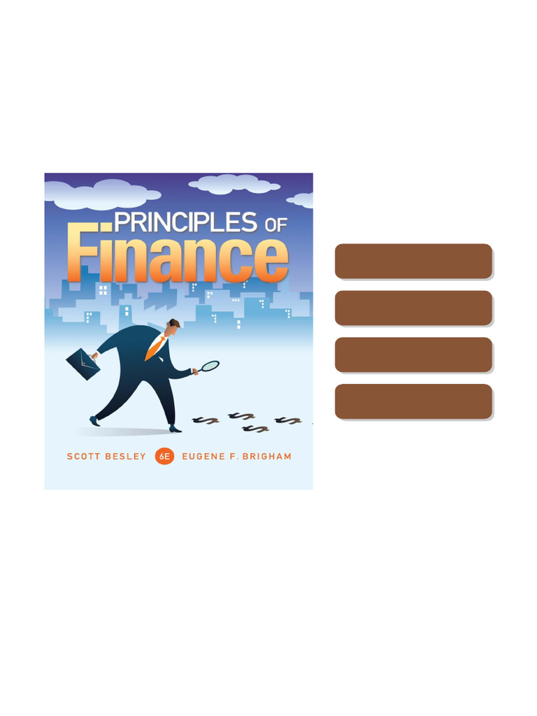 Principles of Finance 6th Edition by Scott, Eugene ISBN 1305541502