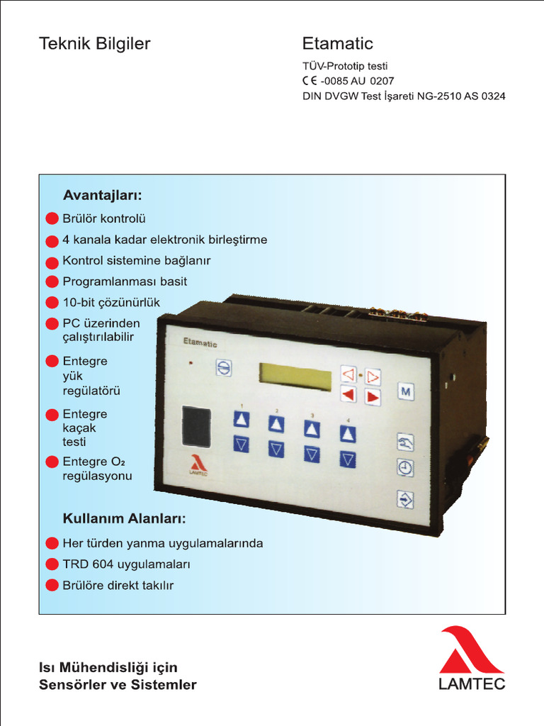 4.3.3 LAMTEC Etamatic-Datasheet | PDF