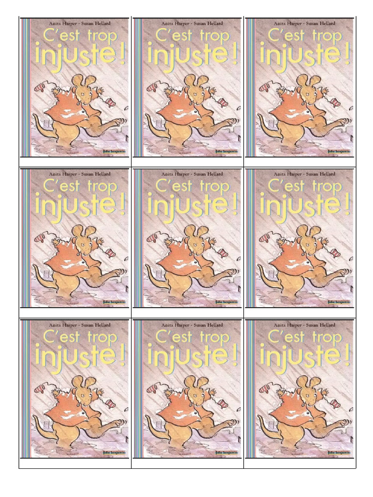 Couverture Album C-est Trop Injuste | PDF
