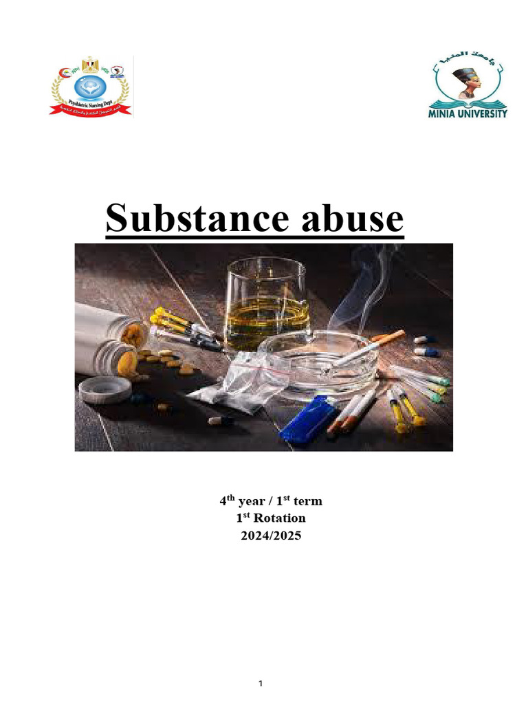 Substance Abuse 2025 | PDF | Substance Abuse | Substance Dependence