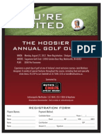 The Hoosier FC Annual Golf Outing: Registration Form