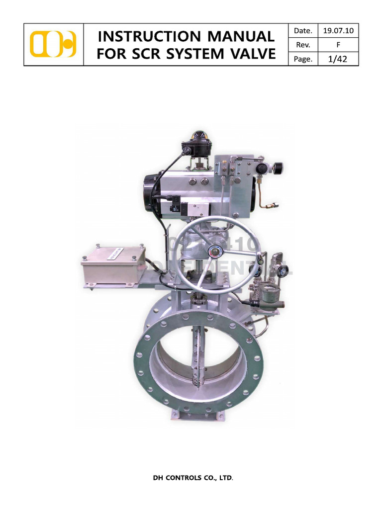 INSTRUCTION MANUAL FOR SCR SYSTEM VALVE INSTALLATION | PDF