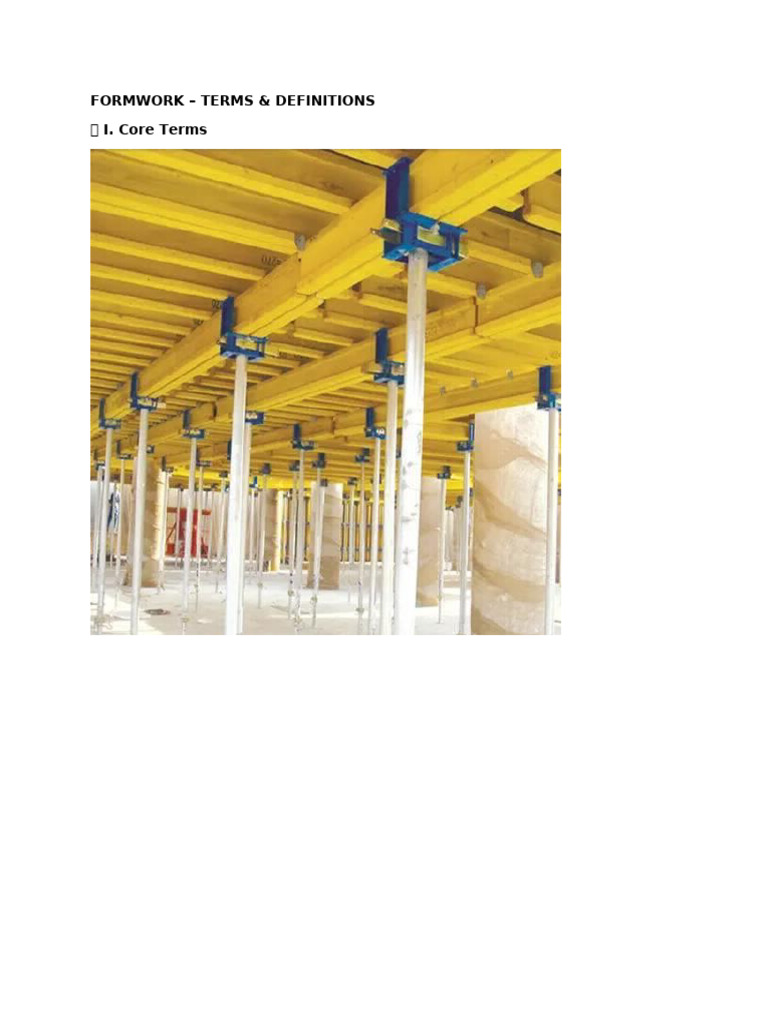 Form Works Summary | PDF