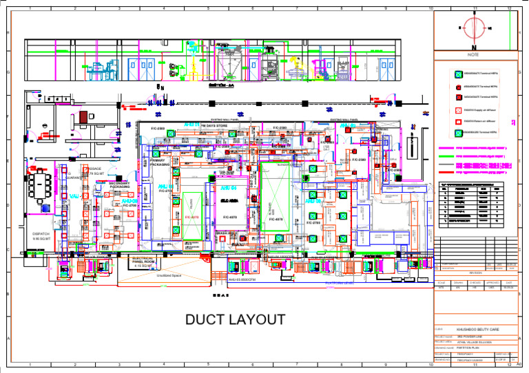 3rd Powderline Duct Layout-Model | PDF
