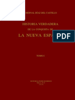 Historia verdadera de la conquista de la Nueva España (Tomo I)