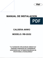 Manual Rinnai 25-32 Instalacion y Usuario