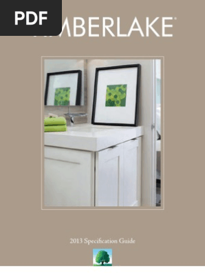 2013 Timberlake Specification Guide Cabinetry Door