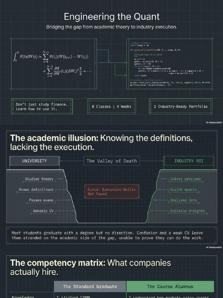 Quant Engineering Blueprint | PDF
