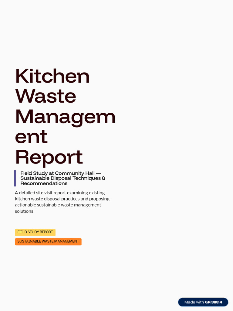 Kitchen-Waste-Management-Report (1) | PDF