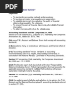 Accounting Standards Summary