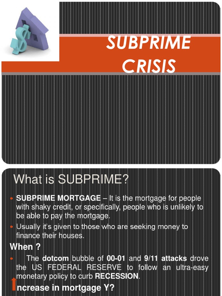 Crisis Pdf Financial Crisis Of 2007 2008 Subprime Lending