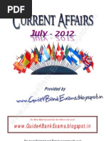 Download Current Affairs - July - Guide4BankExams by Shiv Ram Krishna SN102365959 doc pdf