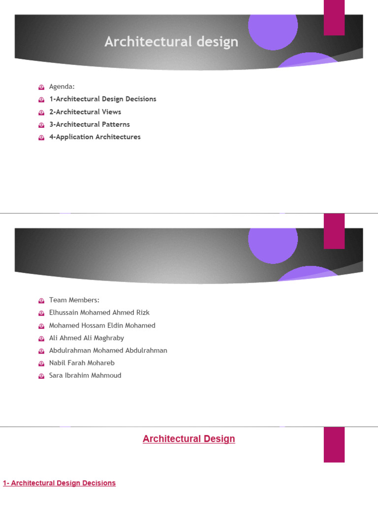 Chapter 6 - Architectural Design | PDF