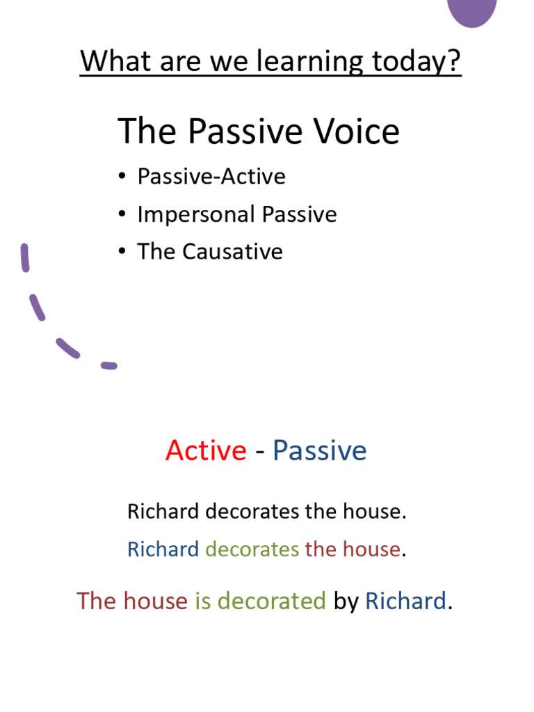 The Passive Voice Classroom | PDF | Verb | Subject (Grammar)