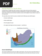 Seasons and Months in South Africa | PDF | South Africa