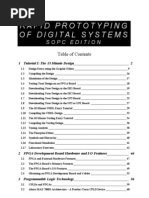 Rapid Protyping of Digital Systems SPOC Edition