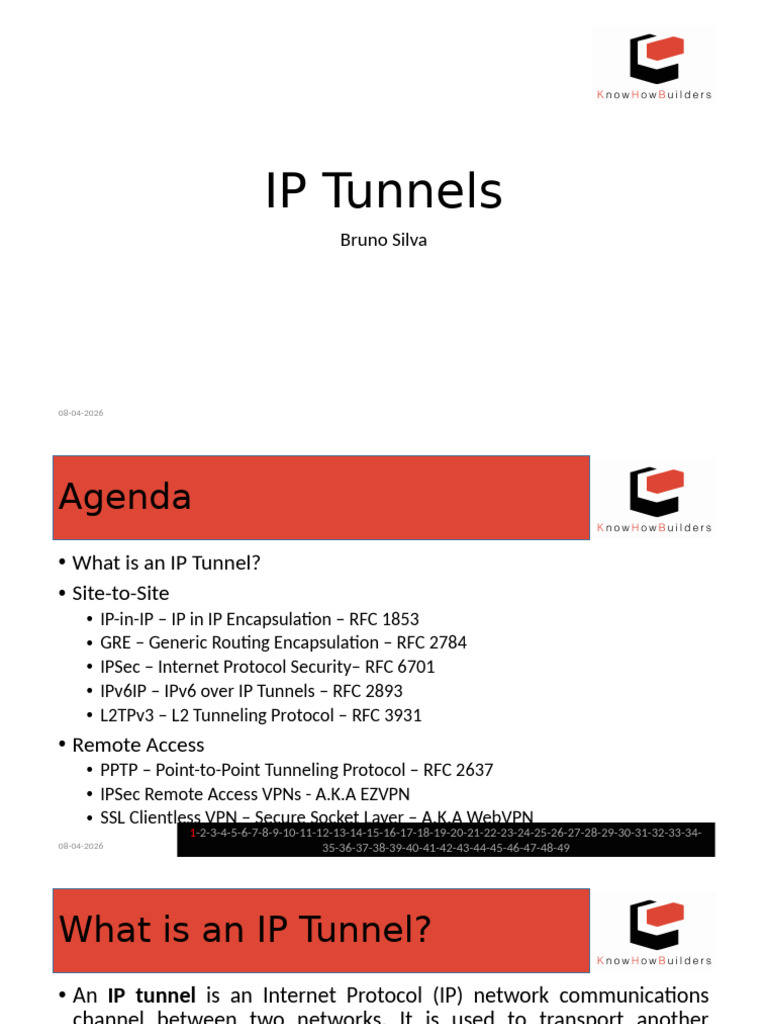 01 IP Tunnels Part1 | PDF | Internet Protocols | I Pv6