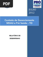 Pró-Saúde - SESAU-TO - PRESTAÇÃO DE CONTAS - Julho - 2012